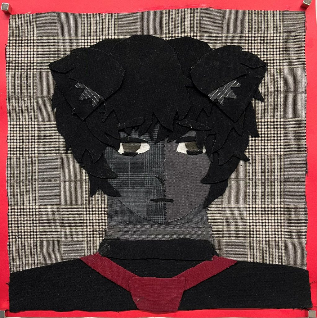 Bild: 2. Preis 14-16 Jahre - Ethan Uzun_Stoffcollage