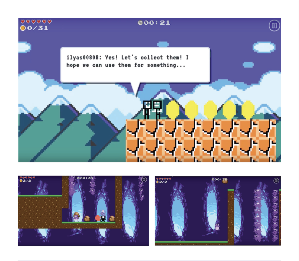 Bild: Beispielbild, zu sehen ist eine Szene aus einem 2D Videospiel