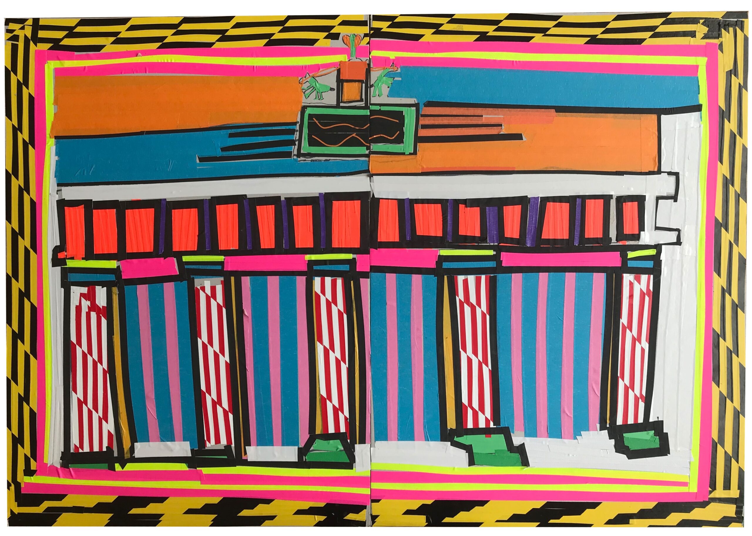 Urban Scenes – Berlin Tape Art