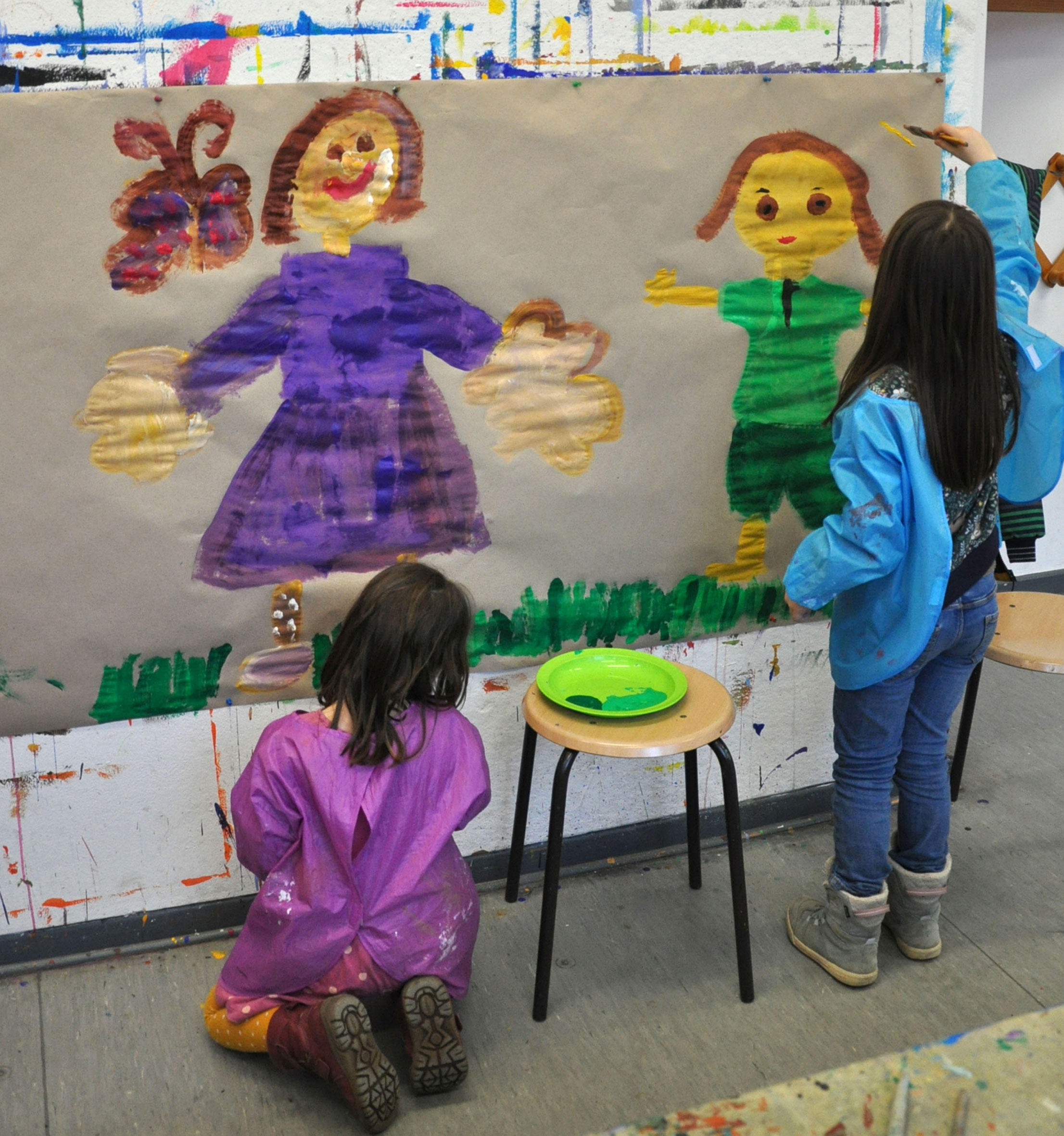 Frühkindliches Malen – Die Großen